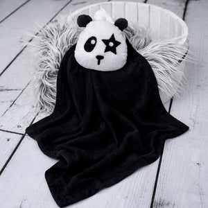 Mantinha Naninha Panda Rocker Preta