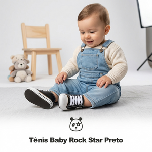 Tenis Baby Rock Star Preto