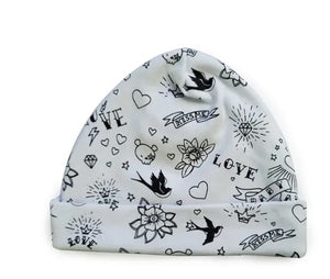 Kit Gorro Touca Preta e Gorro/touca Tattoo Old School