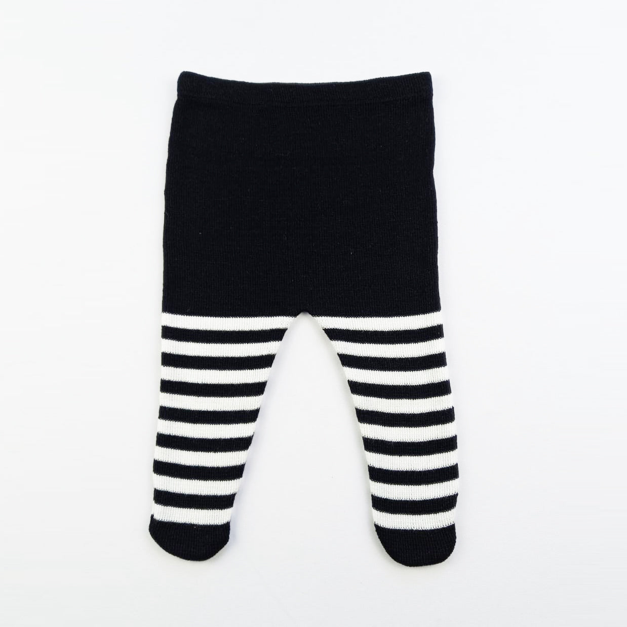 Vestido Saída de Maternidade Tricot Caveirinhas com Calça Listrada